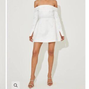 Odd Muse London - Small - White Off the Shoulder Mini Dress - UK Brand